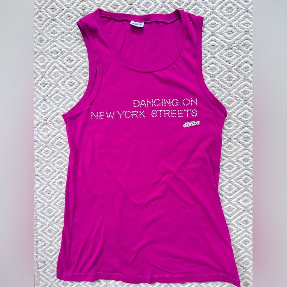 Dimensione danza pink tank top size M